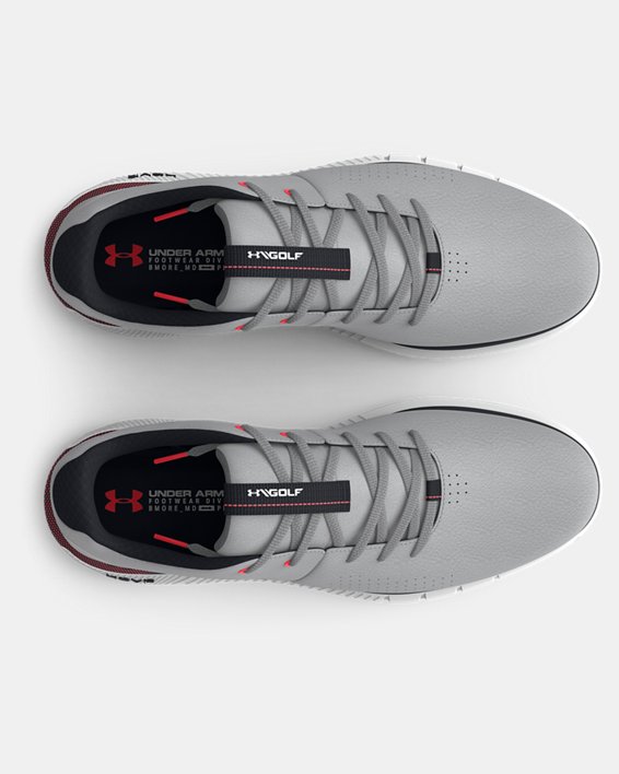 Men's UA HOVR™ Fade 2 Spikeless Golf Shoes, Gray, pdpMainDesktop image number 2
